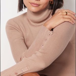 Evereve John & Jenn Hadley Turtleneck Pullover NWT Size M